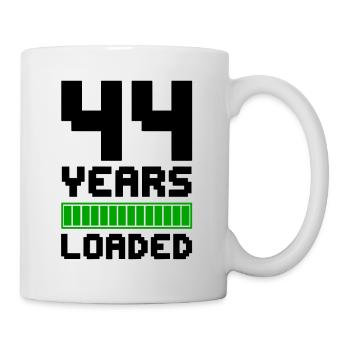 44 Years Loaded 44th Birthday - Mug - white - Right