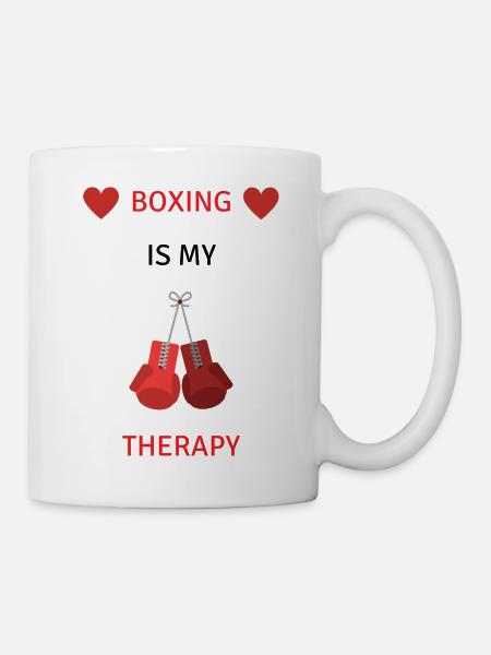 Boxe - Mug blanc - blanc
