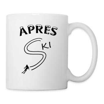 apres ski - Tasse - Weiß - Rechts