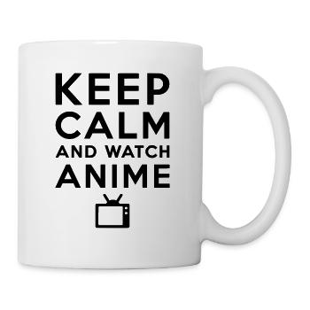 Keep Calm And Watch Anime Japan Anime Series Fan - Mug - white - Right