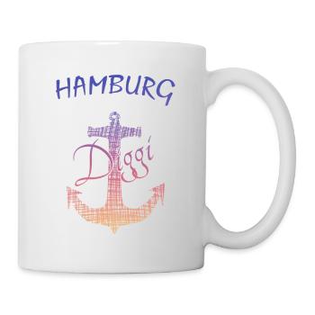 Anker Hamburg Diggi - Tasse - Weiß - Rechts