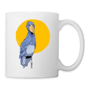Shoebill Bird Ornithologist Forest I Gift - Mug - white - Right