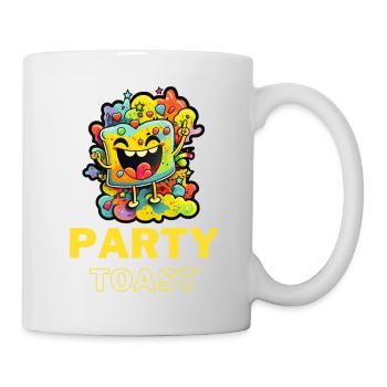 Party Toast - Tasse - Weiß - Rechts