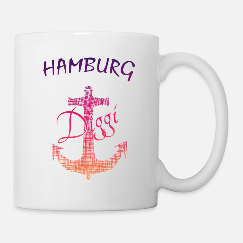 Hamburg - Tasse - Weiß
