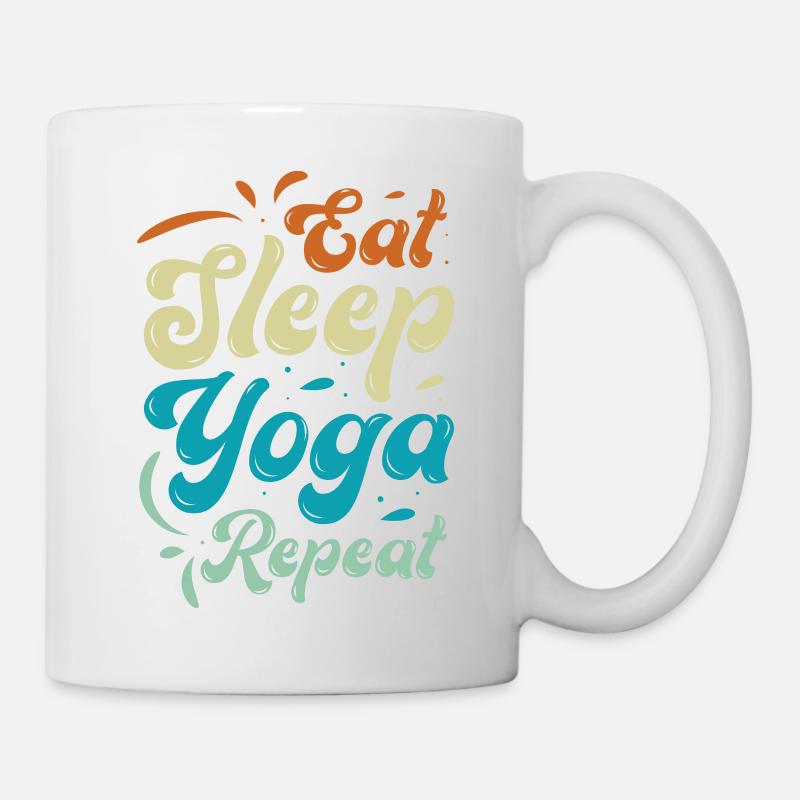 Tous les amateurs de yoga le savent - Mug blanc - blanc