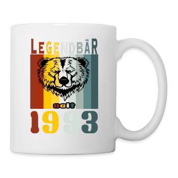 Legendbär seit 1993 - Tasse - Weiß - Rechts