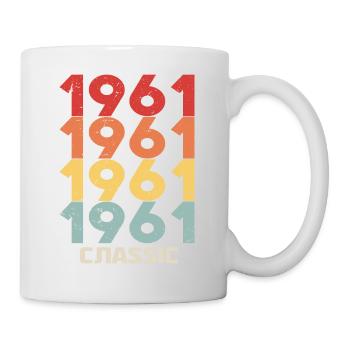 1961 Jubilé dans un style vintage classique 1961 - Mug blanc - blanc - Droite