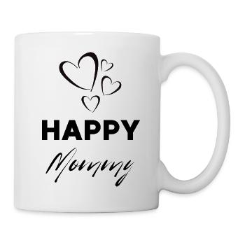 Happy Mommy - Tasse - Weiß - Rechts