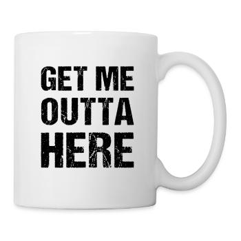 Get Me Outta Here Vintage - Mug - white - Right