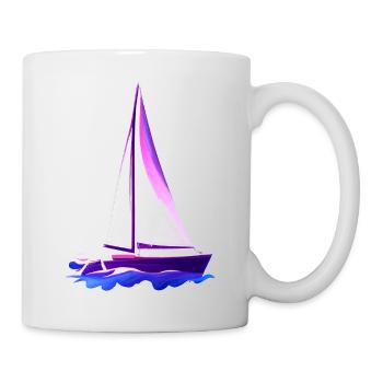 Sailing Sailing Sailing Sailing Sailboat - Mug - white - Right