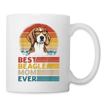 Die beste Beagle-Mama aller Zeiten - Tasse - Weiß - Rechts