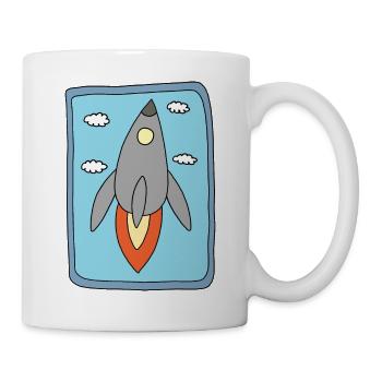 Rocket Design - Mug - white - Right