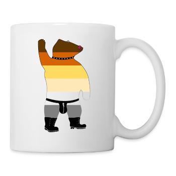 Schwuler Bär - Tasse - Weiß - Rechts