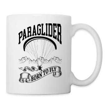 Paraglider Legend Born To Fly | World Paragliding - Mug - white - Right