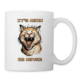 It's Meow or Never - Mug - white - Right