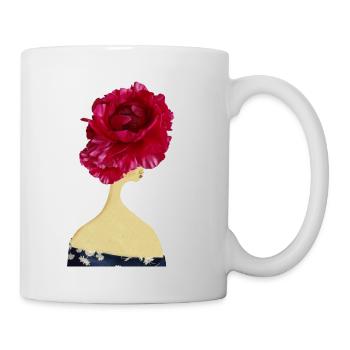 Mujer Azul, Frau in blau - Tasse - Weiß - Rechts