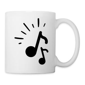 Musiknoten Sound - Tasse - Weiß - Rechts