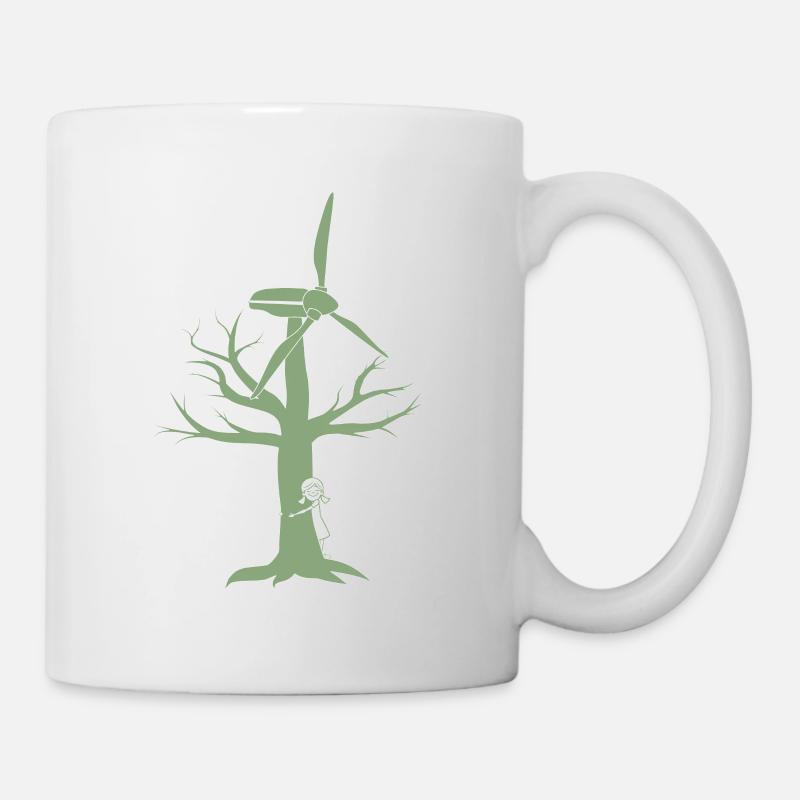 Wind of Change (grün hell) - Tasse - Weiß