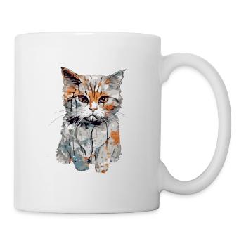 Miko le chaton - Mug blanc - blanc - Droite
