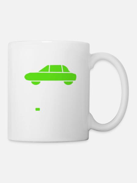 zero emissions - Tasse - Weiß