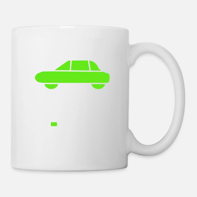 zero emissions - Tasse - Weiß