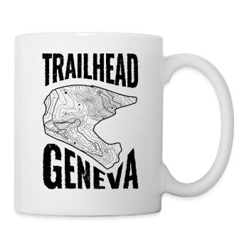T-shirt VTT Trailhead Genève - Mug blanc - blanc - Droite