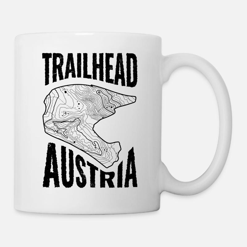 T-shirt VTT Trailhead Autriche - Mug blanc - blanc