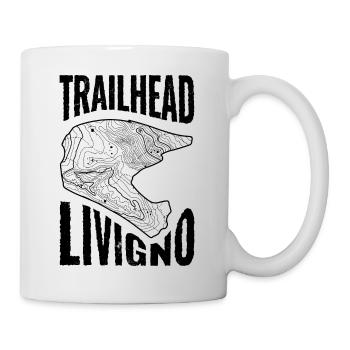 Mountain Bike T-Shirt Trailhead Livigno - Mug - white - Right