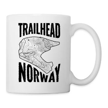 T-shirt VTT Trailhead Norvège - Mug blanc - blanc - Droite