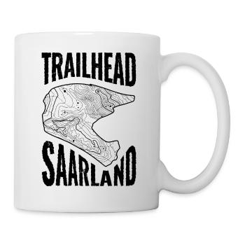 Mountain Bike T-Shirt Trailhead Saarland - Mug - white - Right