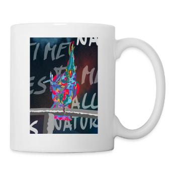 Cockatoo Parrot Art Image - Mug - white - Right