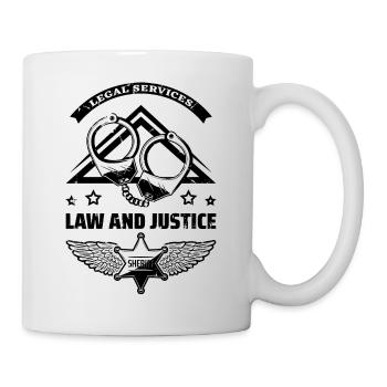 Law And Justice a - Mug - white - Right