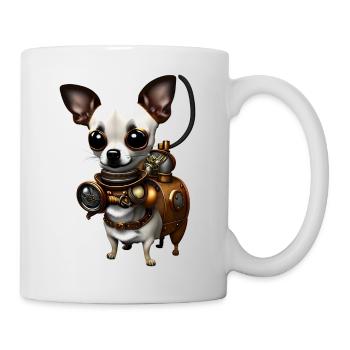 Steampunk Chihuahua - Mug - white - Right