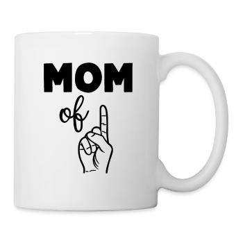 Mom of One - Mug - white - Right