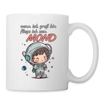 kleiner Astronaut - Tasse - Weiß - Rechts