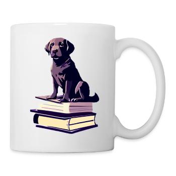 Dogs Book Read Dog Owner Dog Books Labrador - Mug - white - Right
