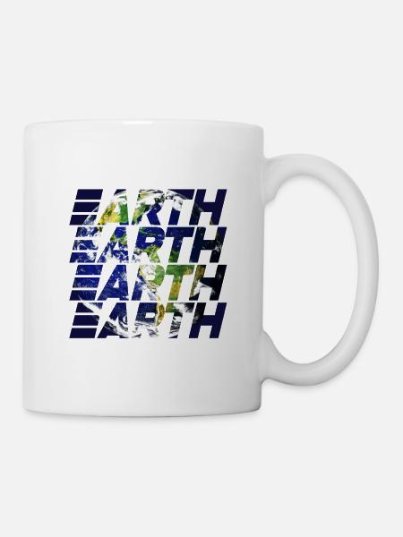 Erd-Design - Tasse - Weiß
