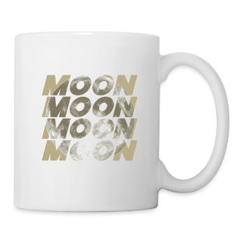 Mond-Design - Tasse - Weiß - Rechts