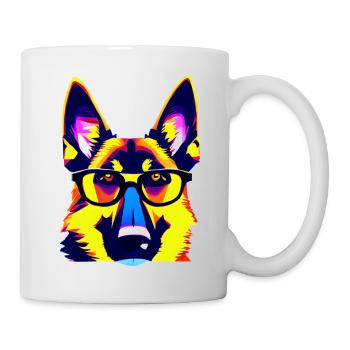 Hunde Hundehalter Schäferhund Hundeliebe Hund - Tasse - Weiß - Rechts