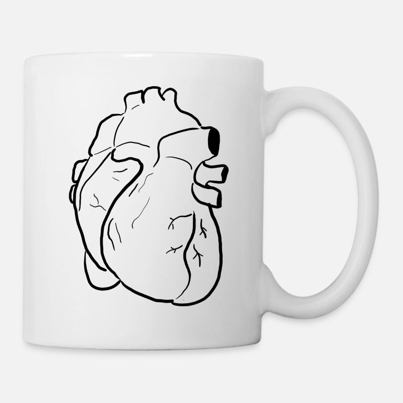 Heart - Mug - white