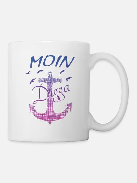 MOIN - Tasse - Weiß