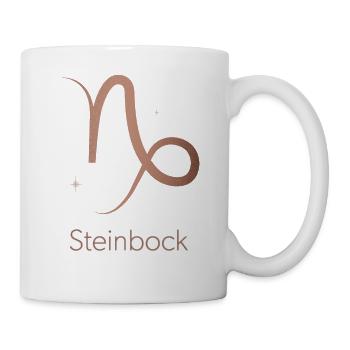 Sternzeichen Steinbock - Tasse - Weiß - Rechts