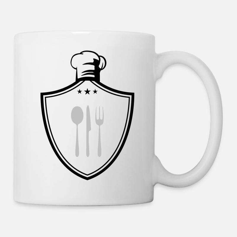 koch symbol wappen - Tasse - Weiß
