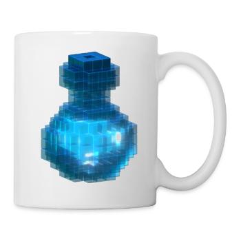 Witch Wizard Magic Potion Cube Bottle Ocean Blue - Mug - white - Right