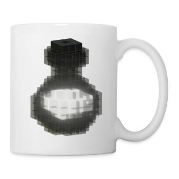 Schwarze Gothic-Kristallflasche - Magischer weißer Trank - Tasse - Weiß - Rechts