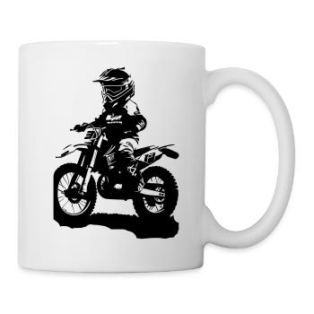 MOTORCYCLE CHILD - Mug - white - Right