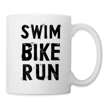 Triathlon Natation Bike Run Marathon - Mug blanc - blanc - Droite
