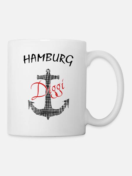 Hamburg - Tasse - Weiß