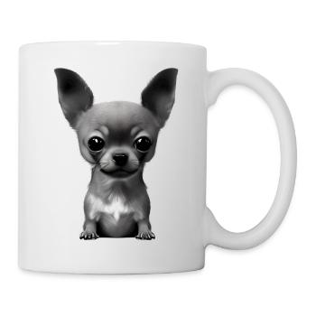 Chien Chiens Chihuahua Propriétaire de chien Chihuahua Chihua Chippy - Mug blanc - blanc - Droite