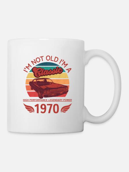 Ich bin nicht alt, ich bin ein Klassiker - Tasse - Weiß